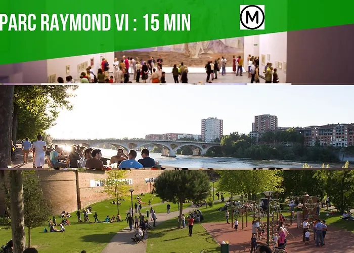 アパート Expat Renting - Le Mosaique - Patte D'oie - Parking トゥールーズ